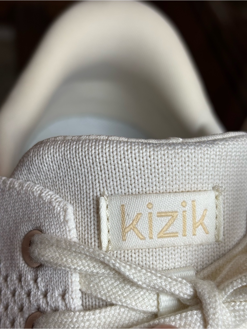 Kizik Hands Free Knit Sneakers Women’s 9.5-11 Wide White Comfort Shoes - Picture 6 of 11